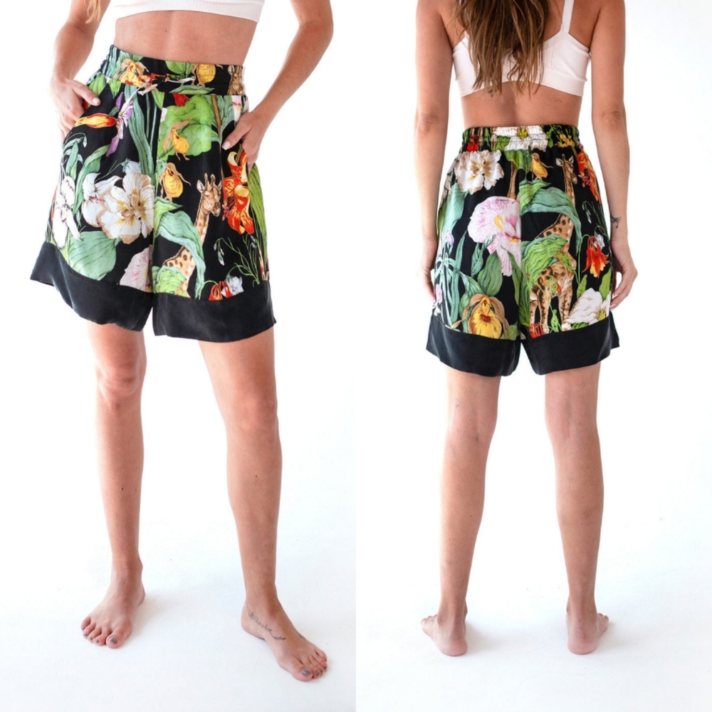 niLuu Monroe Alyx High Rise Bermuda Shorts M.